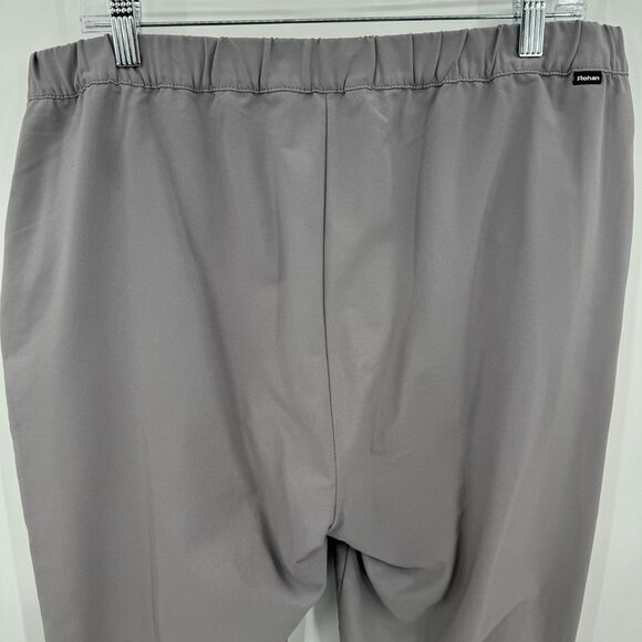 ROHAN Gray Tapered High Rise Trouser Slacks Size 16S Short - Picture 4 of 6